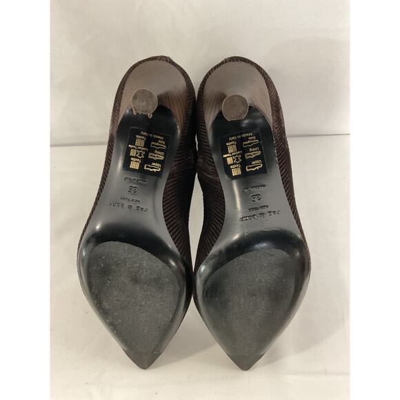 Rag & Bone 'Brea' Brown Corded Sock Boot Size 5 - Picture 5 of 6